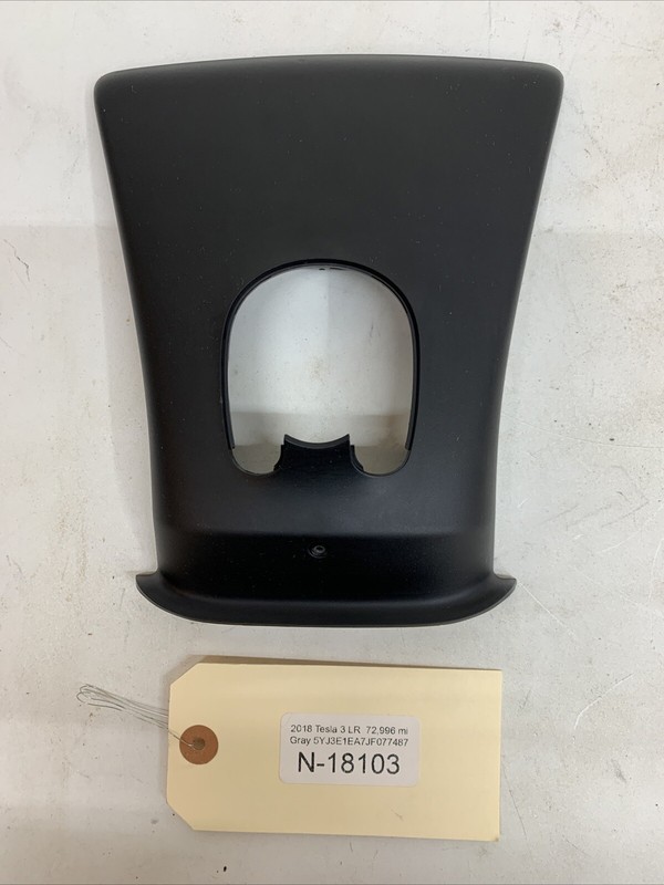 17-23 TESLA MODEL 3 FRONT INTERIOR REAR VIEW MIRROR TRIM COVER 1086332 18103 B58