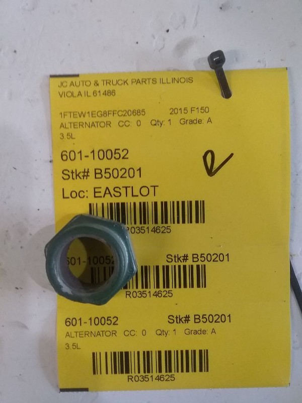Alternator With 110 Volt Power Converter Fits 15-16 FORD F150 PICKUP 3514625