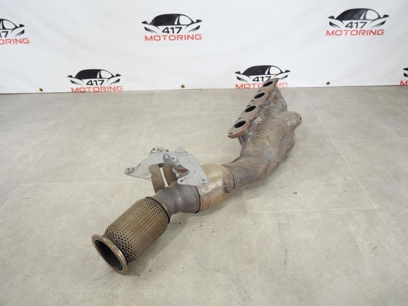 Used Left Exhaust Manifold Driver Downpipe 420251211LX 2007-2015 Audi R8 OEM