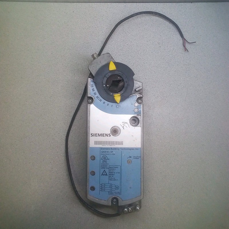 Siemens Open Air Actuator Class 2, GKB161.1P Damper Control w/ Spring Release