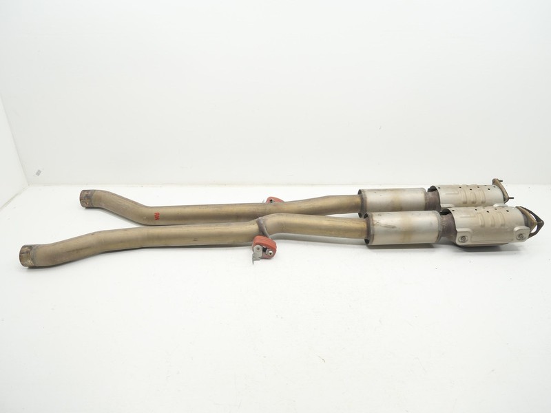 2005 Bentley Continental GT Exhaust Mid X Pipe Middle Downpipe Left/Right 2 OEM