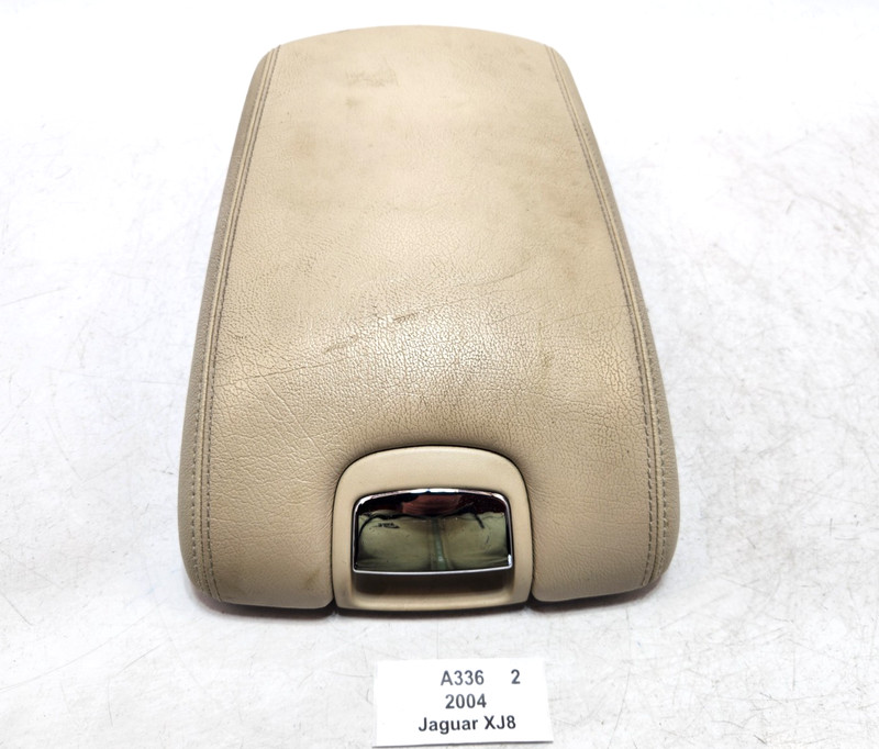 ✅ 04-09 OEM Jaguar XJ8 XJR Center Console Armrest Arm Rest Beige*