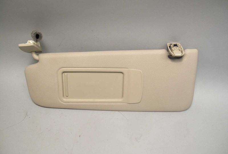 2011-2016 BMW F10 5-Series Left Front Driver's Sun Visor Oyster Beige Vinyl OEM