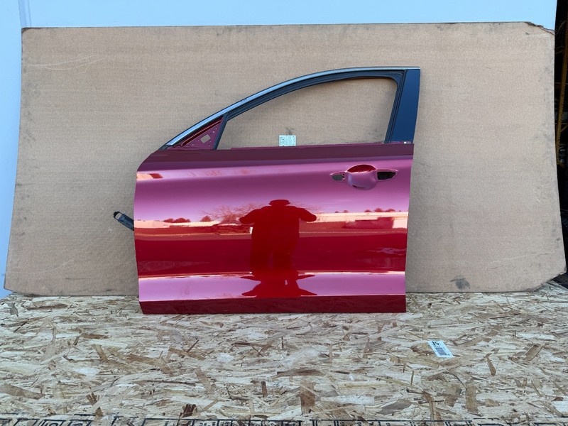GENESIS G70 2019-2026 OEM FRONT LEFT DRIVER DOOR SHELL ASSEMBLY (RED)