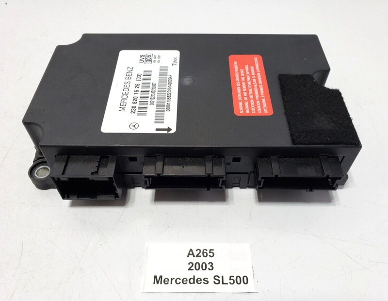 ✅ 03-08 OEM Mercedes R230 SL500 SL550 SL55 Convertible Roof Top Control Module