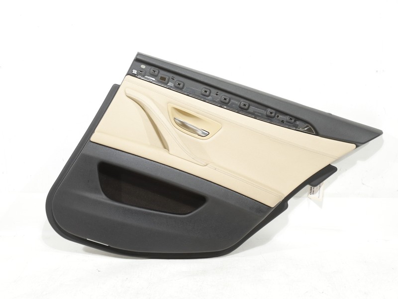 2011-2016 BMW F10 5 Series Rear RIGHT Side Interior Door Panel Veneto Beige OEM