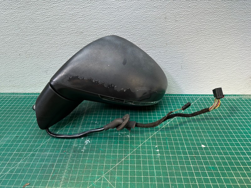 11-14 Volkswagen Touareg FRONT LEFT DRIVER SIDE REAR VIEW DOOR MIRROR OEM