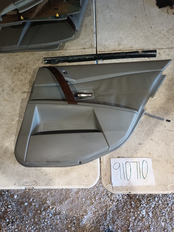 2007 BMW 530i E60 REAR RIGHT PASSENGER SIDE DOOR TRIM PANEL