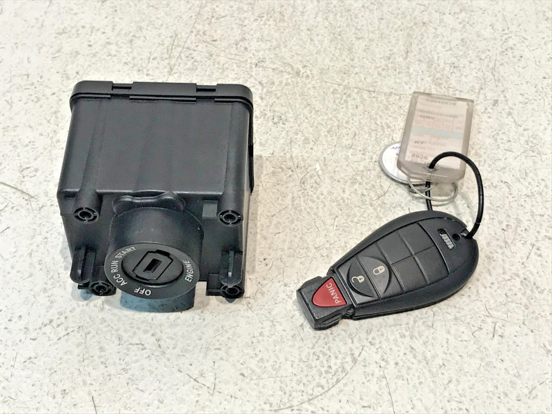 2013-2023 RAM 1500 DASH IGNITION SWITCH KEY FOB RECEIVER MODULE W/ KEY OEM