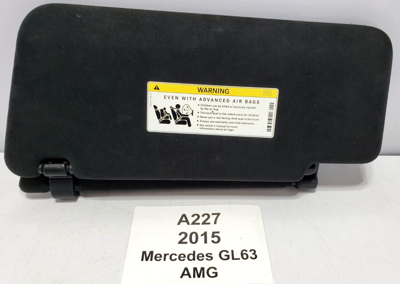 ✅ 2013-2019 OEM Mercedes X166 GL63 AMG Front Right Passenger Side Sun Visor