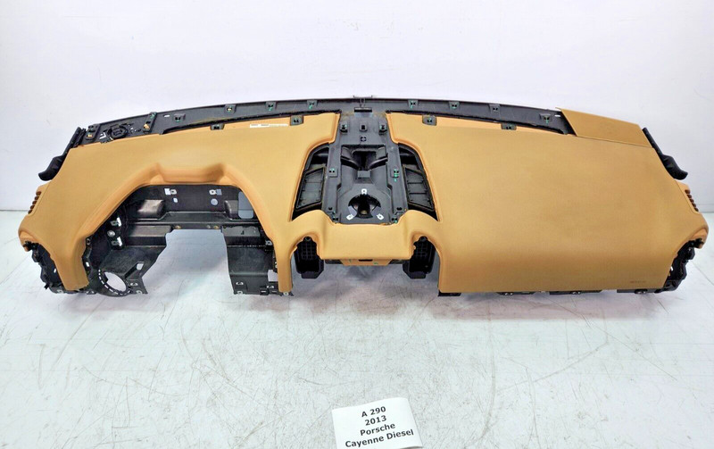 ✅ 2011-2016 OEM Porsche Cayenne S 958 Dashboard Instrument Panel Leather Beige