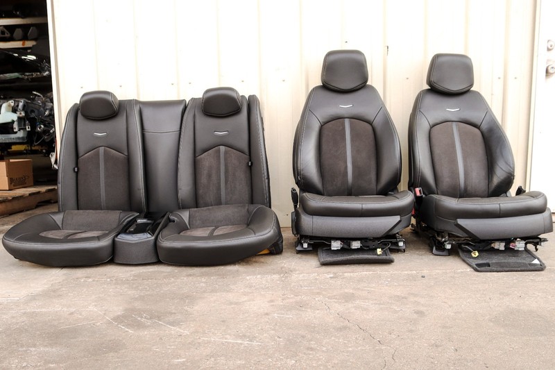 2009-2015 Cadillac CTS-V Sedan Non Recaro Leather Suede Front & Rear Seats *USED
