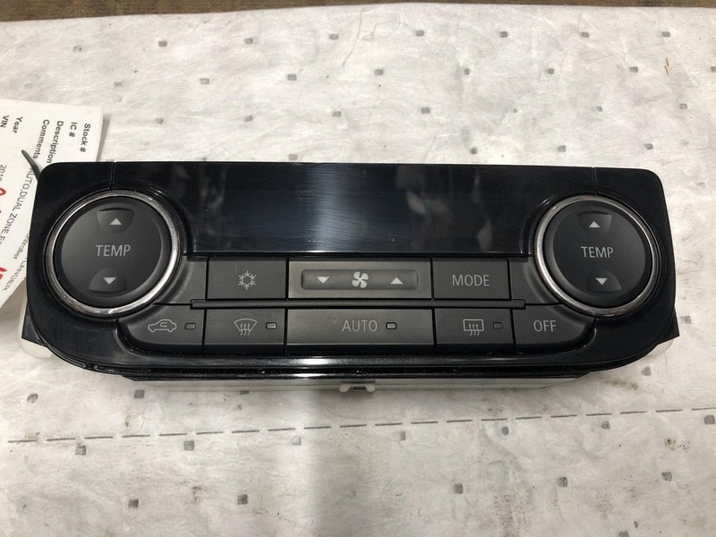 2019 MITSUBISHI OUTLANDER Heat AC Controller dual zone 7820B247XA OEM 19