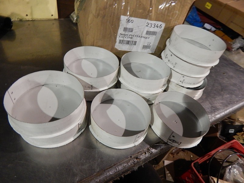 Zipper 6" PVC Cleanout Caps 23346 560 Lot of 12 *FREE SHIPPING*