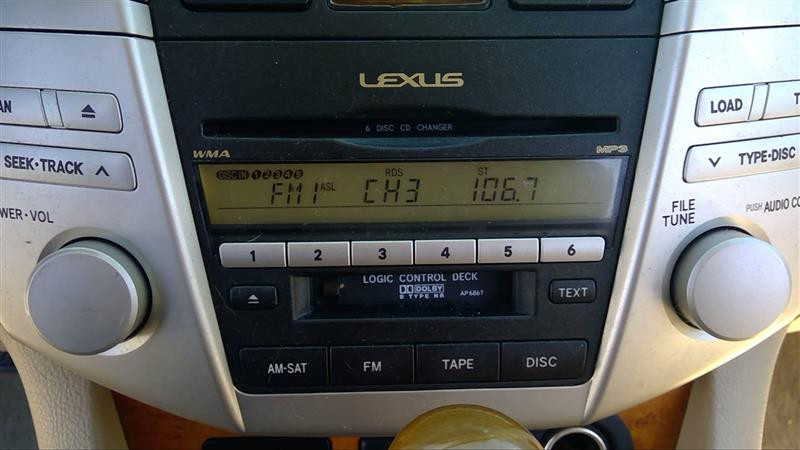 2007-2008 Lexus RX400H AP6867 Mark Levinson Radio Stereo Cassette Tape Deck