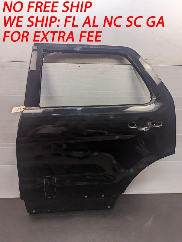 Rear Left Door Shell 2018 Ford Explorer XLT FB5Z-7824631-A 2011 - 2017 2019 X