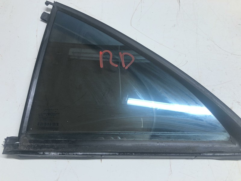 07-13 Mercedes Benz W221 Rear Driver Left Window Vent Glass Oem Tested S550