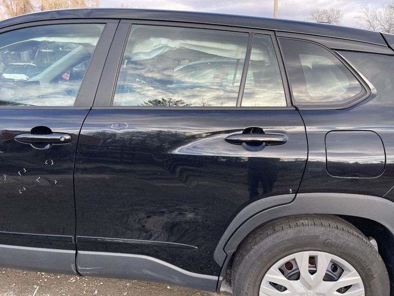2022-2024 Toyota Corolla Cross Left Driver Side Rear Door Black