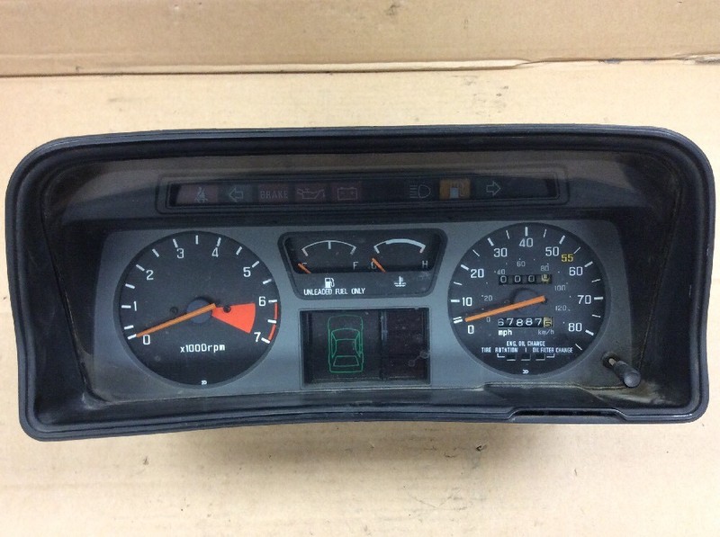 80 81 Accord 5sp Instrument Cluster Speedo Tacho Meter Gauges Used OEM