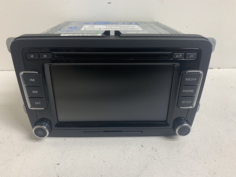 2014-2017 Volkswagen Jetta NON-NAV 6 Disc Radio Stereo 1K0 035 188 F Menu Screen
