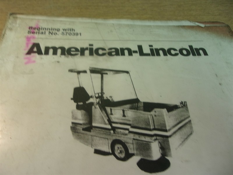 American-Lincoln Model 3000 Operator's Manual 2-86-0023 *FREE SHIPPING*
