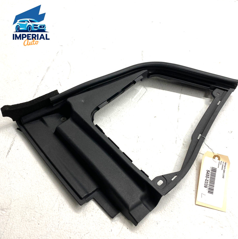 2014 - 2020 INFINITI Q50 FRONT DRIVER SIDE COWL BRAKE FLUID COVER LID FRAME OEM
