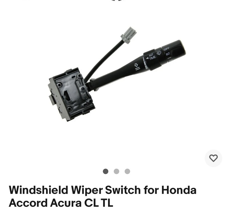 Windshield Wiper Switch for Honda Accord Acura CL TL