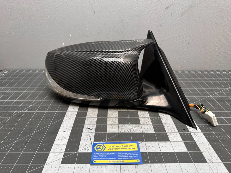 14-16 INFINITI Q50 - RIGHT PASSENGER REAR VIEW DOOR MIRROR W/ CAMERA OEM