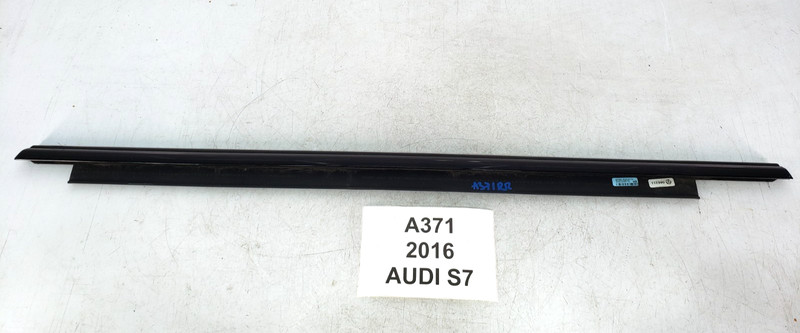 ✅ 14-18 OEM Audi A7 S7 RS7 Rear Right Door Window Belt Molding Trim Black