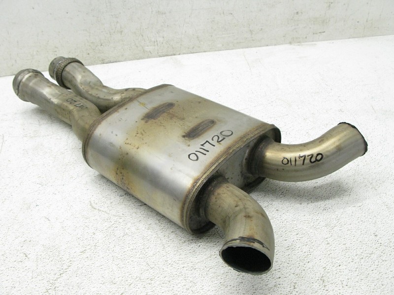 15-17 MERCEDES W207 E400 V6 FRONT EXHAUST MUFFLER RESONATOR PIPE OEM 011720