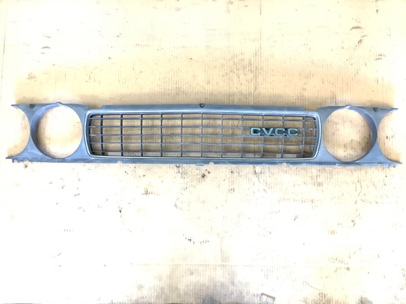 76-78 Accord 3D Front Grille Base Mesh Nose Mask Emblem Molding Garnish Trim OEM