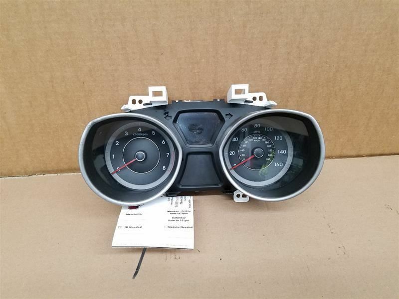 Speedometer Cluster Sedan MPH Market US Built Fits 12 ELANTRA 251875