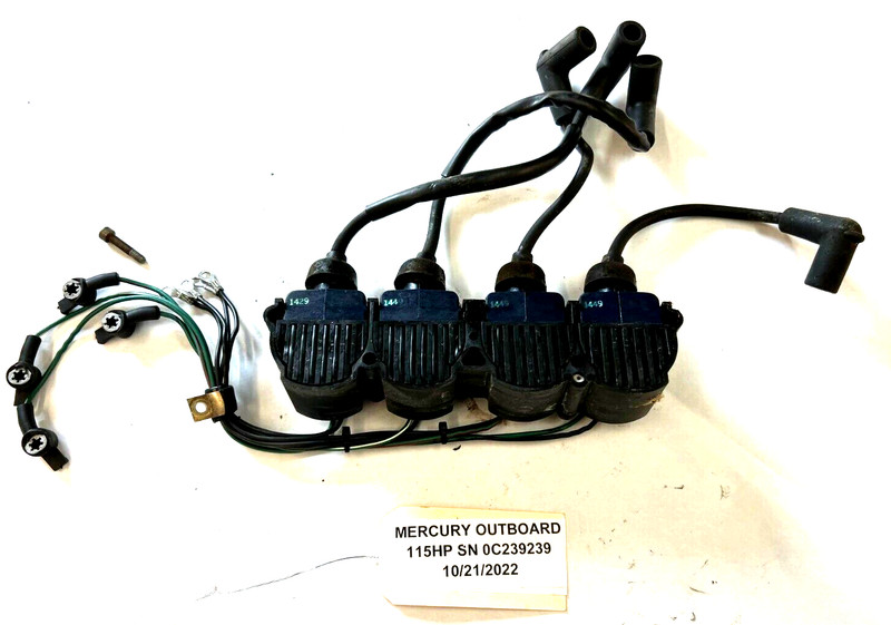 Mercury Mariner Outboard 100 115 Coil Assy OEM Part 339-7370A13 FRESHWATER!