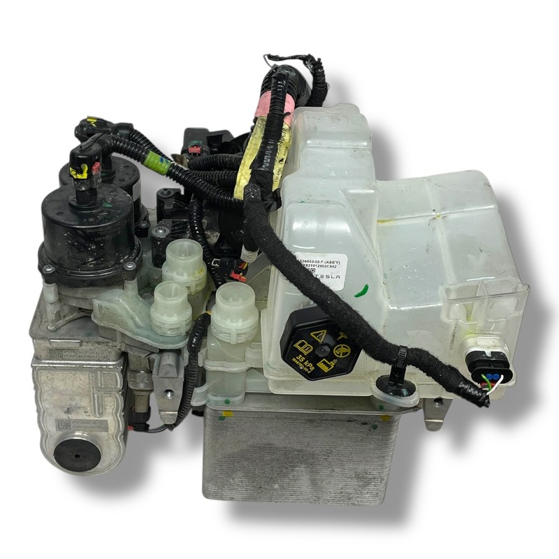 17-23 Tesla Model Y & 3 Supermanifold Refrigerant Chiller Assy OEM 1547595-98-E