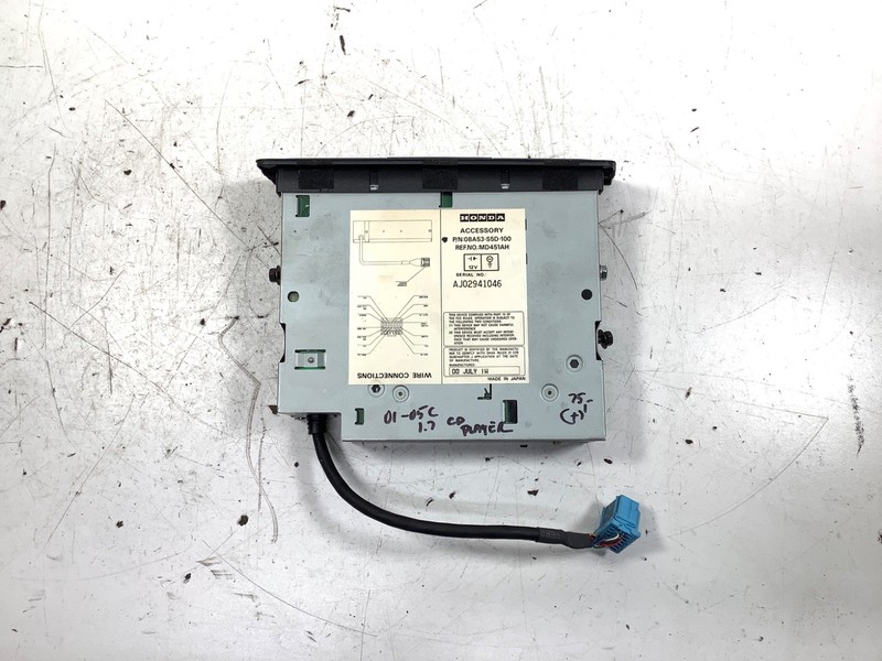 01-05 Honda Civic 1.7L CD Player 08A53-S5D-100 OEM