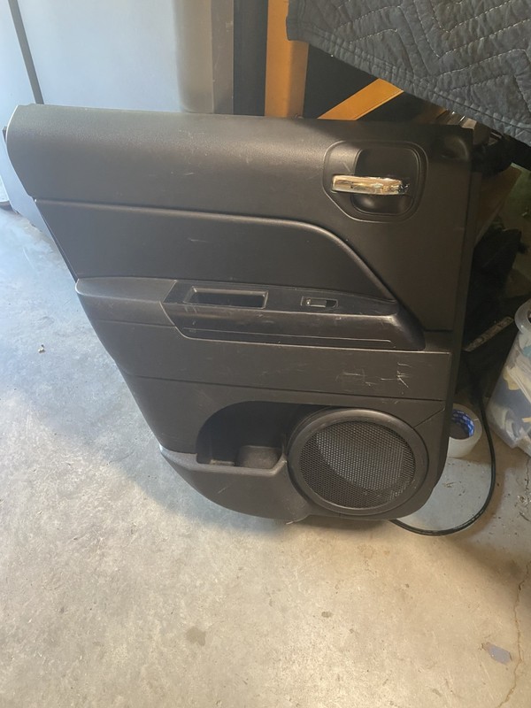 2014 Jeep Patriot Left Rear Door Panel OEM