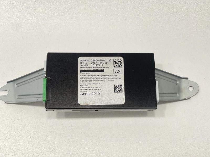 2016-2019 HONDA CIVIC SATELLITE RADIO MODULE 1.5L MT FWD SEDAN 76K -Si- 56684