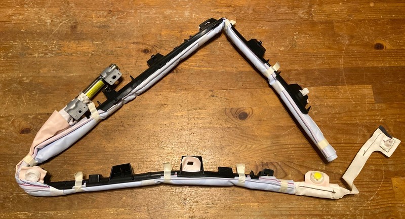 2012-2014 TOYOTA CAMRY LEFT SIDE DRIVER UPPER CURTAIN ROOF AIRBAG AIR BAG