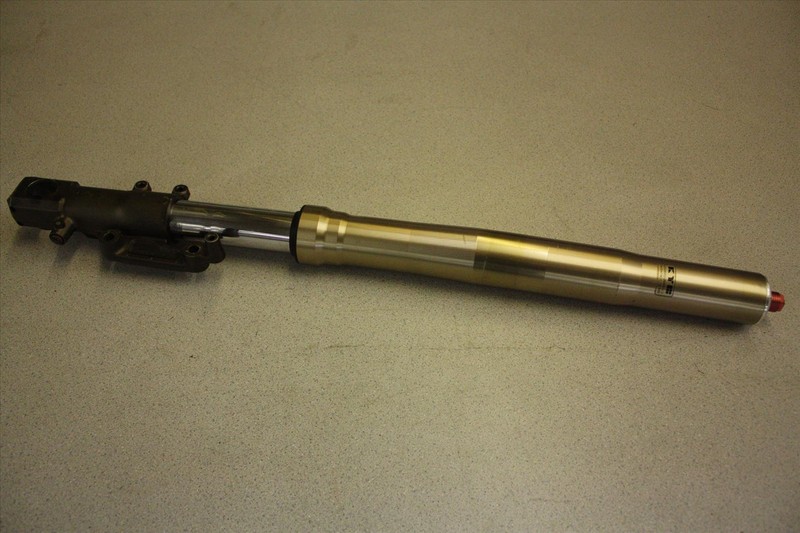 03 KAWASAKI ZX 1200 B NINJA FRONT RIGHT FORK TUBE SHOCK SUSPENSION OEM ZX12 *
