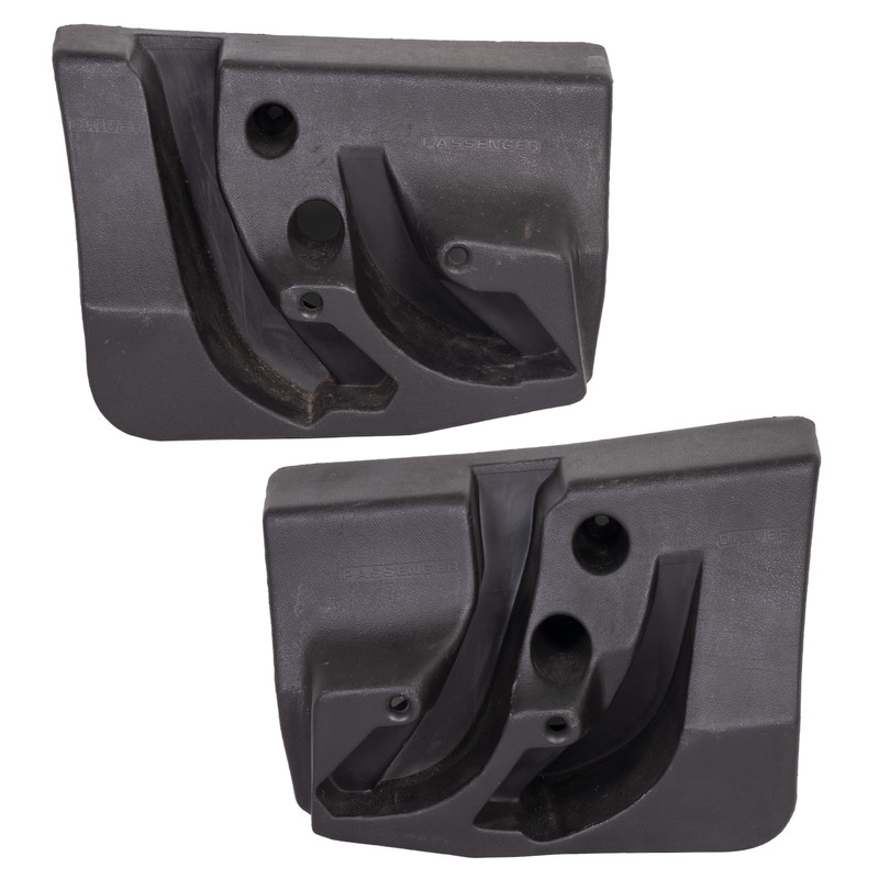 2000-2002 Camaro Firebird T-Top Glass Holders Set Pair Ebony Black OEM GM USED