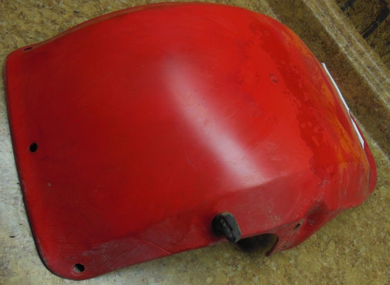 1981 Honda ATC 200 3 Wheeler Front Red Fender Wheel Well Cover Panel 81