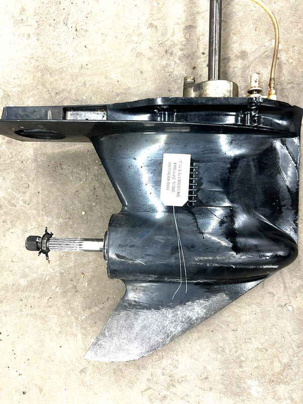 Mercury 225 Optimax 25” Lower Unit Gear Housing 857113T3