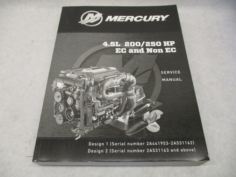 90-8M0119305 2017 Outboard Service Repair Manual for Mercury 4.5L 200/250 HP