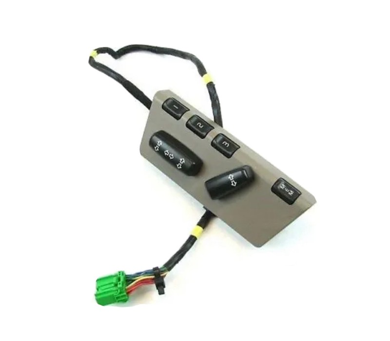 Volvo Left Driver Seat Power Switch w/memory 39980252 OAK - S60 S80 V70 XC90