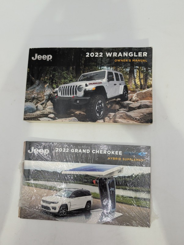 2022Jeep Wrangler Owners Manual With Hybrid Supplement Plus Free Shipping