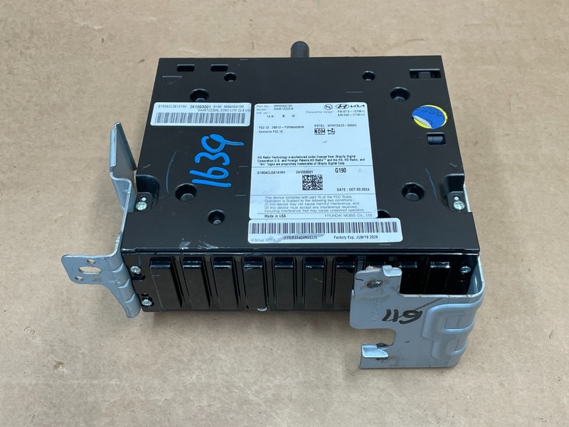 2025 25 Kia K4 Audio Radio Receiver Computer Control Module Unit 1639 OEM