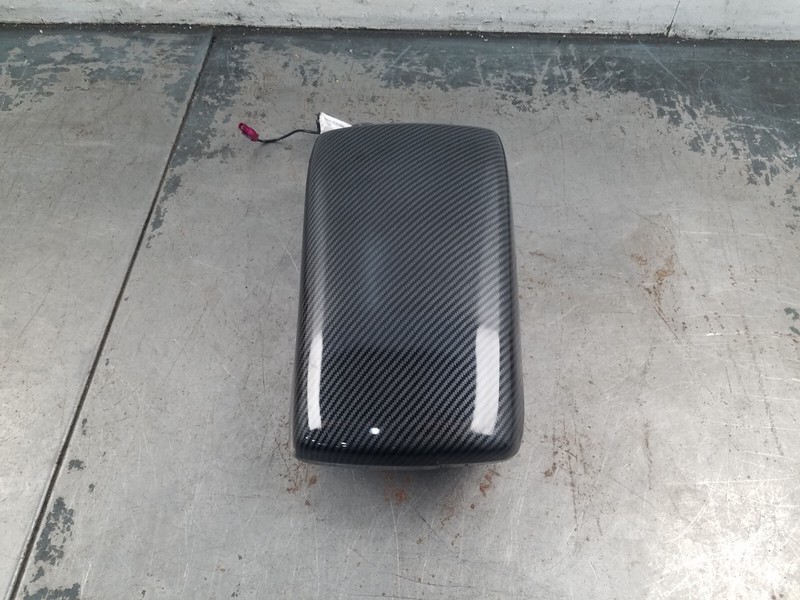2007 Audi S6 Quattro C6 Carbon Center Console Armrest Lid #5876 Y5