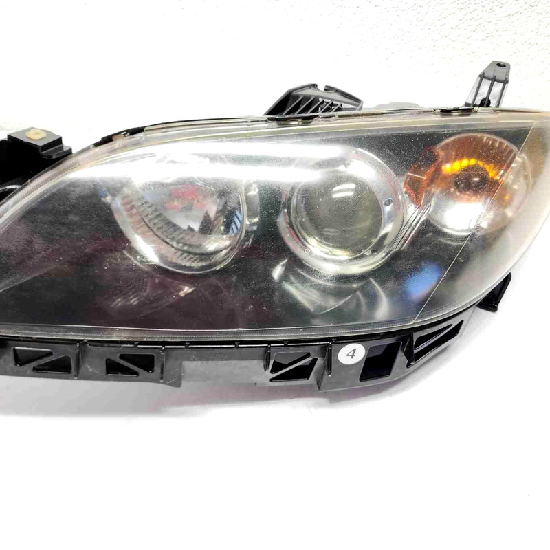2007 Mazda 3 LH Driver Side Halogen Headlamp Assembly BN8P510LOD