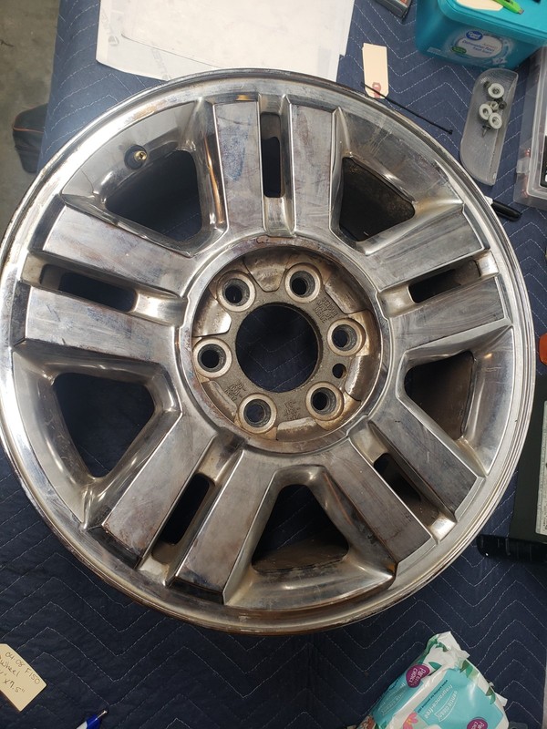 2008 Ford F150 Wheel Rim 18"x7.5" Alloy 5 Split Spoke *SCUFFED* OEM 7L3J-1007-BA