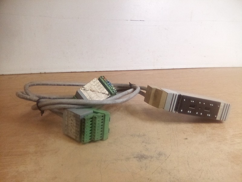 Foxboro Termination Cable FBM-10-15 W/2X Phoenix Contact Blocks UMK-SE 11,25-2
